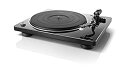 【中古-非常に良い】デノン Denon DP-400 MMカートリッジ対応フォノイコライザー搭載 本格マニュアルレコードプレーヤー ブラック DP-400-BK...