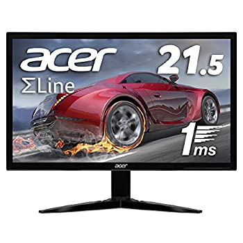 【中古】Acer ゲーミングモニター ディスプレイ SigmaLine 21.5インチ KG221QAbmix 1ms(GTG) 75Hz TN FPS向き フルHD FreeSync HDMI スピーカー内蔵 ブル 1