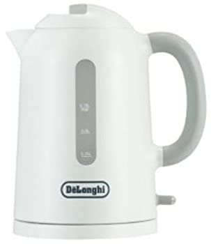 【中古】DeLonghi 【True】 電気ケトル 0.75L ホワイト JKP240J 1