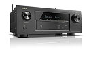 【中古-非常に良い】Denon AVレシーバー 7.2ch Dolby Atmos/DTS:X/HEOS機能搭載 ミドルクラス ブラック AVR-X2400H-...