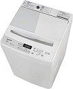 【中古-非常に良い】ハイセンス 全自動 洗濯機 7.5kg ホワイト HW-G75A 最短10分洗濯 スリム