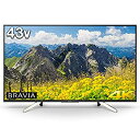 【中古-非常に良い】ソニー 43V型 4K対応 液晶 テレビ ブラビア KJ-43X7500F (2018年モデル)