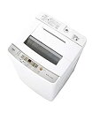 【中古-非常に良い】AQW-S60H-W(ホワイト) 全自動洗濯機 上開き 洗濯6kg 風乾燥