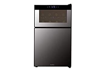 【中古-非常に良い】エスキュービズム 2ドア ミラーガラス冷蔵庫一体型ワインクーラー 62L WRH-M262