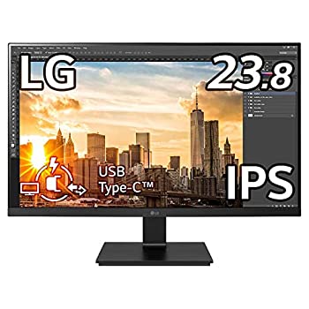 【中古】LG フレームレス モニター ディスプレイ 24BL650C-B 23.8インチ/フルHD/IPS 非光沢/USB Type-C,HDMI,DP/ピボット,高さ調節,スイベル/スピーカー