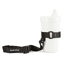 【中古】【輸入品・未使用】BooginHead (ブーギンヘッド) SippiGrip すべらないボトルホルダー シッピィ グリップ Black Solid ブラックソリッド