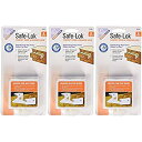 【中古】【輸入品・未使用】Mommy's Helper Safe-Lok for Drawers and Cabinets (Set of 3 Packs of...
