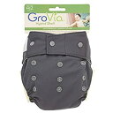 【中古】【輸入品・未使用】GroVia Cloth Diaper Cover - Snap - Cloud - One Size by GroVia