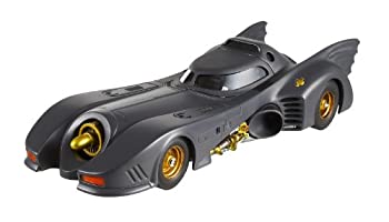 【未使用】【中古】 マテル 1/18 バットモービル バットマン 1989 マットブラック/ゴールド