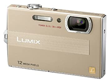 【未使用】【中古】 パナソニック デジタルカメラ LUMIX (ルミックス) FP8 ゴールド DMC-FP8-N
