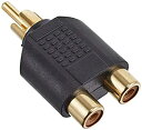 【中古-非常に良い】 ELPA 変換アダプタ RCAピンプラグ*1-RCAピンプラグ*2 PA-110
