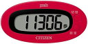 【中古】 シチズン(CITIZEN) デジタル歩数計 peb レッド TW310-RD