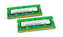 【中古-非常に良い】 Hynix 1GB (2x512MB) PC2-5300S DDR2 ノートパソコン Ram HYMP564S64CP6-Y5
