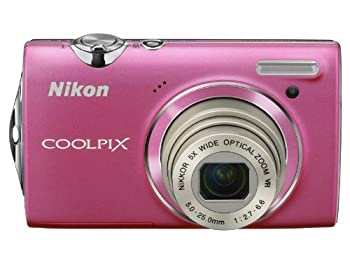 【中古】 Nikon ニコン デジタルカメラ COOLPIX (クールピクス) S5100 ホットピンク S5100PK 1220万画素 光学5倍ズーム 広角28mm 2.7型液晶