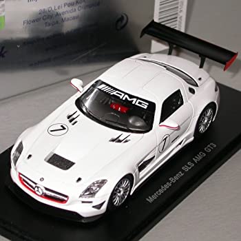【中古】 スパーク 1/43 メルセデス ベンツ SLS GT3 10 ホワイト 完成品
