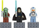 【未使用】【中古】 LEGO レゴ STAR WARS Magnet Set : Kit Fisto Bariss Offee and Captain Jag ...