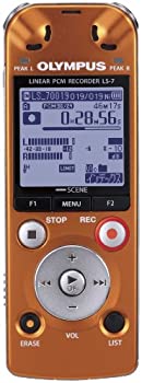 【中古-非常に良い】 OLYMPUS オリンパス ICレコーダー Voice-Trek 4GB リニアPCM対応 ORG オレンジ LS-7