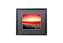 【未使用】【中古】 FUJICOLOR 額縁 ワイドマットフレーム M5000 アクリル 半切ノートリ (135) 木製 ブラック 406522