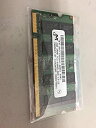 【未使用】【中古】 Micron 純正 200pin DDR2 800 PC2-6400 2GB SODIMM