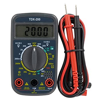 【未使用】【中古】 OHM (オーム電機) デジタルマルチテスター 普及型 TDX-200 (04-1855)