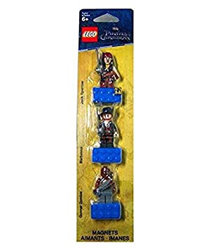 【中古】 LEGO レゴ Pirates of the Caribbean Magnet Set: Jack Sparrow Hector Barbossa and Gunner Zombie ／ レゴ パイレーツ・オブ・カリビアン マグ