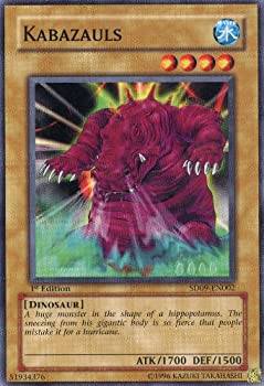 【中古】 遊戯王 英語版 Kabazauls (SD09-EN002) - Structure Deck 9: Dinosaur's Rage - 1st ...