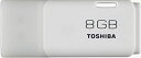 【未使用】【中古】 TOSHIBA USBメモリ 8GB USB2.0 キャップ式 ホワイト TNU-A008G