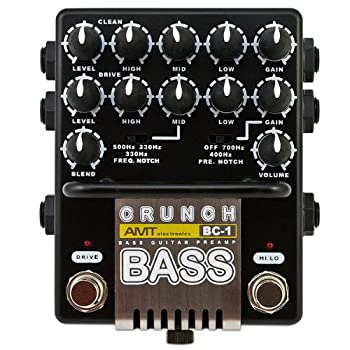 楽天ムジカ＆フェリーチェ楽天市場店【中古】 AMT ELECTRONICS （エーエムティーエレクトロニクス） BC-1 Bass Crunch Bass Guitar Preamp