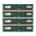 【中古】 キングストン Kingston サーバー&ワークステーション用メモリ DDR3-1333 (PC3-10600) 16GB×4枚 CL9 ECC Re...
