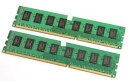 【未使用】【中古】 OptiPlex 330/360/740/745/755/760/960用2GBx2枚 計4GBメモリ