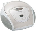 【中古】 TDK LoR ポータブルCDラジオ ホワイト SP-CD8211WH