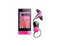 【中古】 SONY ウォークマン Fシリーズ 16GB Bluetoothイヤホン付 ビビッドピンク NW-F805BT P