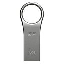 【中古】 シリコンパワー USBメモリ 16GB USB2.0 防水 防塵 耐衝撃 亜鉛 合金デザイン Firma F80 SP016GBUF2F80V1S