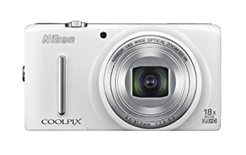 【中古】 Nikon ニコン デジタルカメラ COOLPIX S9400 光学18倍ズーム 有効画素数1811万画素 エレガントホワイト S9400WH