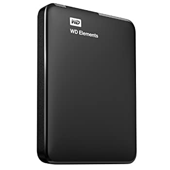 【中古】 Western Digital HDD ポータブル ハードディスク 2TB USB3.0 Elements Portable WDBU6Y0020BBK-JESN /