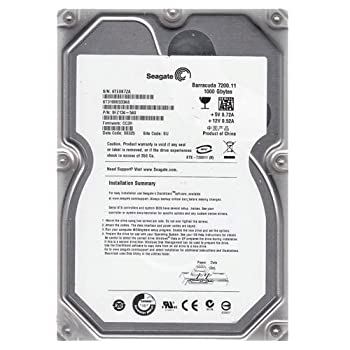 【中古】 st31000333as Seagate 1tb 7200rpm 3.