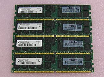 【未使用】【中古】 8GBメモリ標準セット (2GB*4) HP 純正 品 Qimonda PC2-5300P 240Pin DDR2 667 ECC Registered DIMM