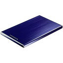 【中古】 I-O DATA HDD 外付ポータブルハードディスク カクうす7 500GB USB 3.0接続 薄さ7mm プルシアンブルー HDPU-UT500...