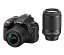【中古】 Nikon ニコン デジタル一眼レフカメラ D3300 ダブルズームキット ブラック D3300WZBK