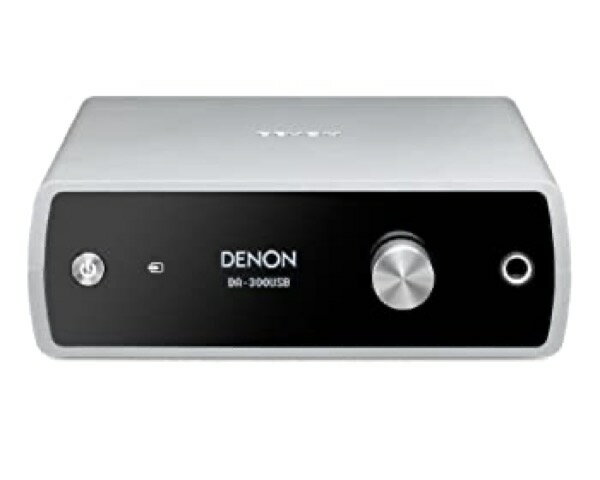 【未使用】【中古】 DENON デノン USB-DAC ヘッドホンアンプ ハイレゾ音源対応 シルバー DA-300USB-S