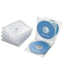 【中古-非常に良い】 エレコム DVD BD CDケース プラケース 標準タイプ 4枚収納 5枚パック クリア CCD-JSCNQ5CR