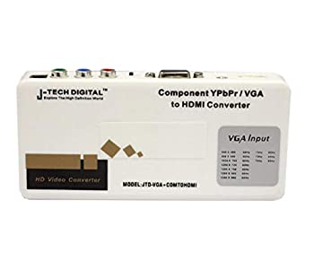 【中古】 J-Tech Digital JTD-VGA+COMTOHDMIコンポーネントビデオ-YPbPrとVGA-HDMIアップスケーリングコンバータ