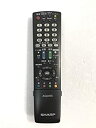 【中古】 シャープ(SHARP) シャープ 液晶テレビ(AQUOS)純正リモコン GB068WJSA (0106380426)