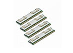 【未使用】【中古】 IBM サーバー対応16GBパワーセット (4GB×4) 667MHZ PC2-5300 240-PIN DIMM CL5 FULLY BUFFERED ECC DDR2 SDRAM BladeCenter HS21 System X3400