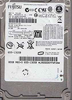 【中古】 MHV2080BH PL PN CA06672-B55300AP 富士通 80GB SATA 2.5ハードドライブ