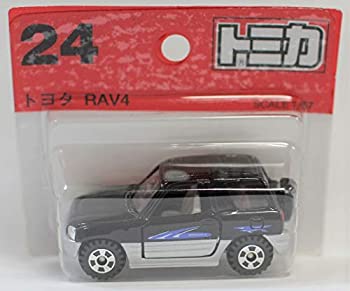 【中古】 トミカ 24 トヨタ RAV4 黒/銀ツートンカラー 1/57 ブリスター