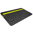 【中古-非常に良い】 ロジクール ワイヤレスキーボード K480BK Bluetooth キーボード ワイヤレス 無線 Windows Mac iOS Andr...