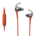 【中古-非常に良い】 SONY MDRAS800AP アクティブスポーツスマートフォンヘッドセット オレンジ