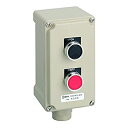 【中古】 IDEC Φ22AGAW形コントロールボックス IP65 2点用 穴あり AGAW212Y