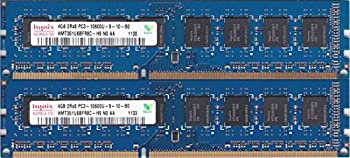 【中古】 Hynix 10600U (DDR3-1333) 4GB x 2枚 = 合計8GB デュアルチャンネル 品